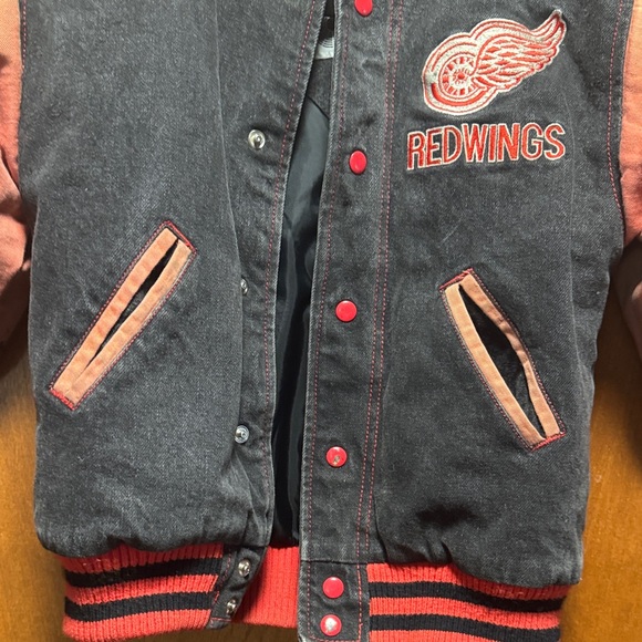 Authentic Vintage Red Wings Kids Jean Jacket - Picture 3 of 16